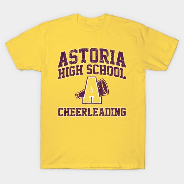 Astoria High School Cheerleading - The Goonies T-Shirt by huckblade